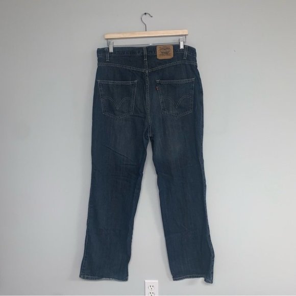 Levi’s Vintage Jeans Men’s Size 36x32 Dark Wash Straight Leg Orange Tab - Picture 7 of 11